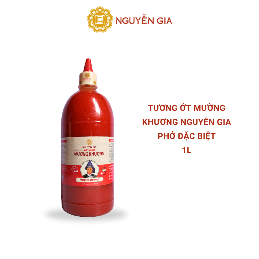 [MUA 1 TẶNG 1] Mua Tương Ớt Mường Khương Phở 1L Tặng 1 Giấm Hoa Quả 500ml NGCBTK006