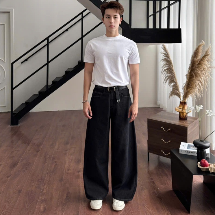 111 - Quần jeans ống Suông thời trang nam | BigBuy360 - bigbuy360.vn