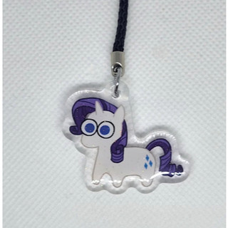 MLP Glitter Epoxy Phone Charm Keychain: Mane 6