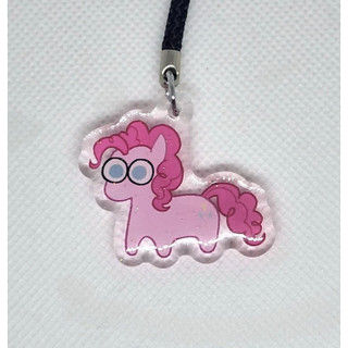 MLP Glitter Epoxy Phone Charm Keychain: Mane 6