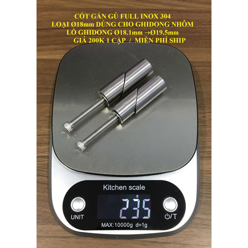 Cốt lớn / Compo gù inox và Cốt gắn gù full inox 304, dùng cho xe PKL ...