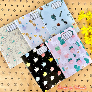 (COMBO 5 Tờ Giấy BÓNG in ảnh) Giấy bao tập, giấy bao vở, bao sách chủ đề Pattern cute | by Winwin