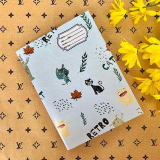 (COMBO 5 Tờ Giấy BÓNG in ảnh) Giấy bao tập, giấy bao vở, bao sách chủ đề Pattern cute | by Winwin