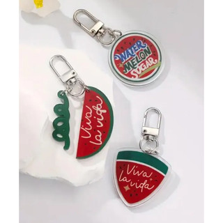 Twinkling Watermelon Inspired Keychains / Phone Charms