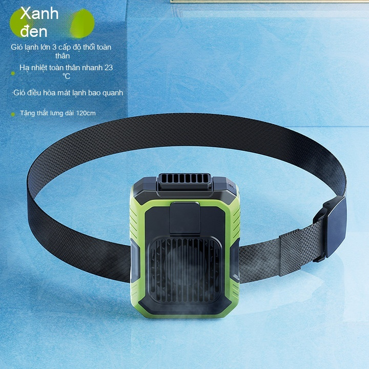 Quạt đeo hông, quạt cầm tay/để bàn mini USB kẹp, quạt làm mát đeo cổ ngoài trời