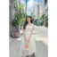 New Arrival Đầm hai dây dáng xoè ren hoa hồng- black rose