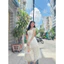 New Arrival Đầm hai dây dáng xoè ren hoa hồng- black rose