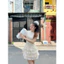 Đầm nữ thiết kế dâng ngắn cổ tròn phối ren cườm