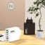 Bộ sạc nhanh 6 cổng 200W 3USB + 3PD QC3.0 Bộ sạc tường du lịch di động Bộ sạc điện thoại Tương thích rộng rãi