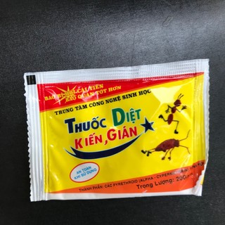 Chế phẩm diệt kiến gián dạng bột rắc MD túi 10 gam an toàn hiệu quả cao