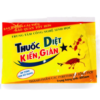 Chế phẩm diệt kiến gián dạng bột rắc MD túi 10 gam an toàn hiệu quả cao