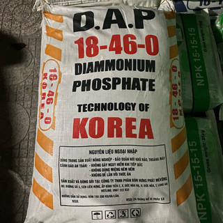 (1kg) Phân bón DAP 18-46 hạt đen nhập khẩu Hàn Quốc tan nhanh giúp kích thích rễ, lá xanh lâu cây ăn trái, rau màu