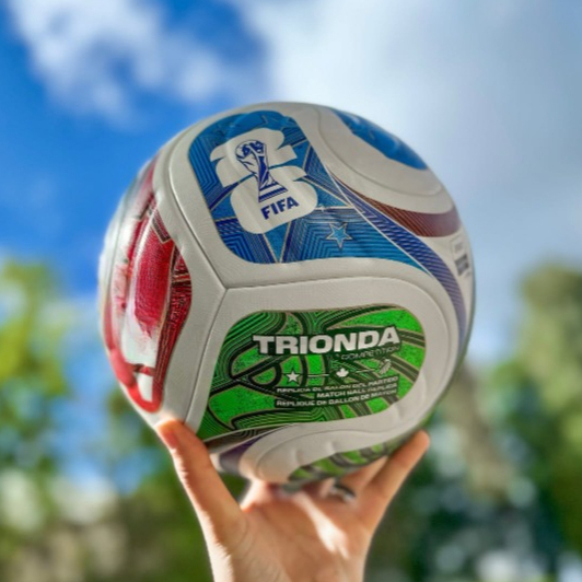 Quả bóng đá WC 2026 Trioda (size 5) tiêu chuẩn - Banh bóng đá size 5 + Tặng kim bơm túi lưới - Bảo hành da 6 tháng