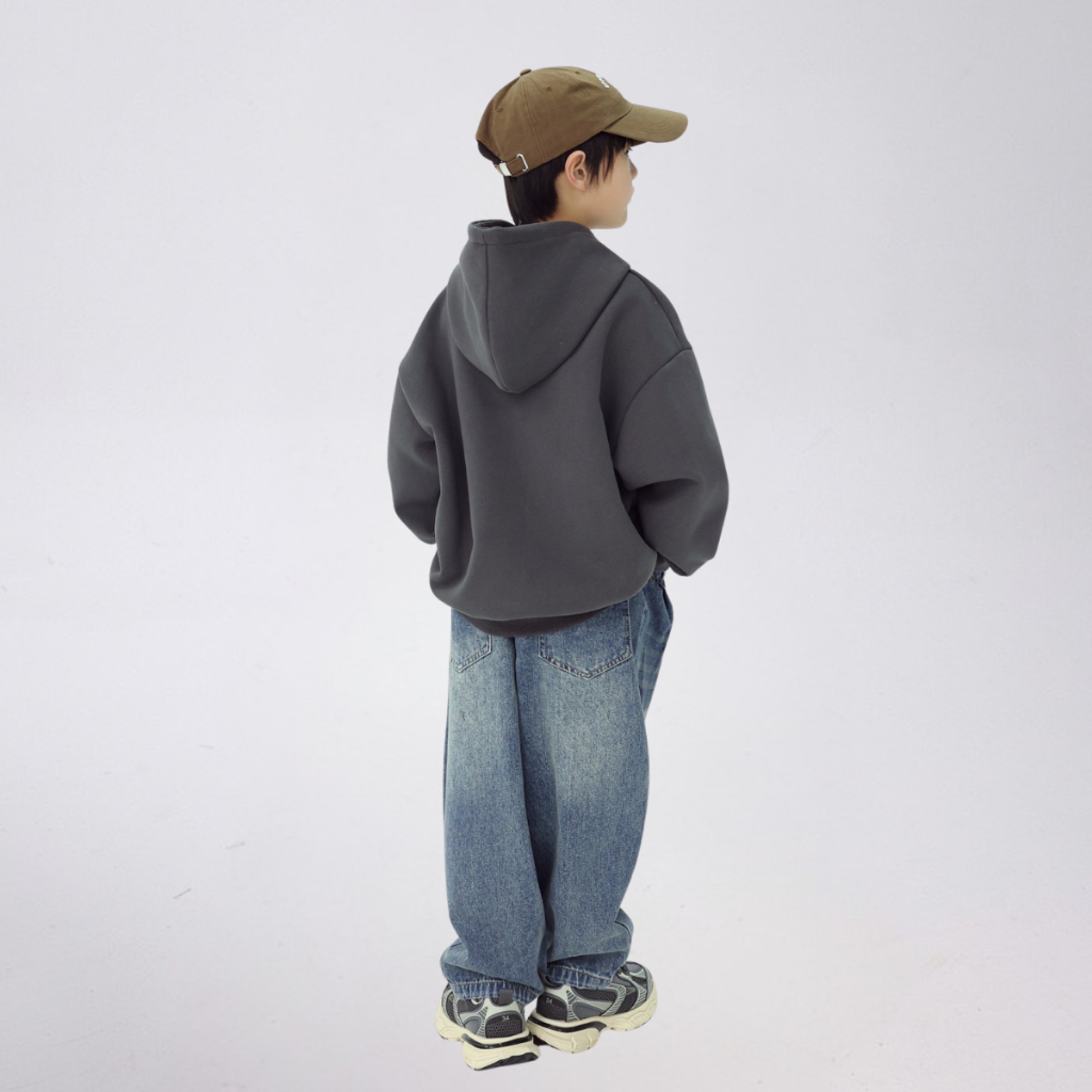 Áo Hoddie Thu Đông Cho Bé Trai, Bé Gái chất liệu Cotton nỉ bông Mềm Ấm B749 | JJ Kids Fashion