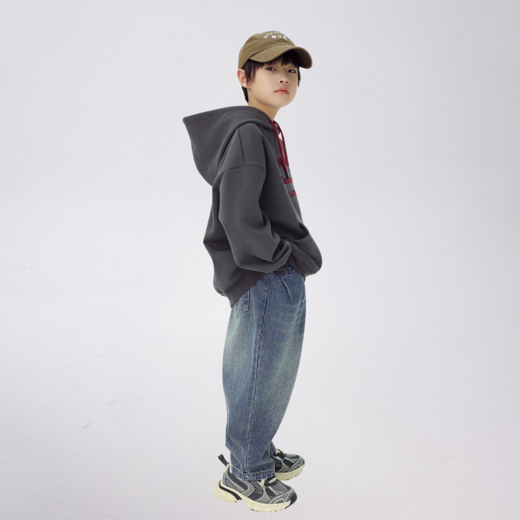 Áo Hoddie Thu Đông Cho Bé Trai, Bé Gái chất liệu Cotton nỉ bông Mềm Ấm B749 | JJ Kids Fashion