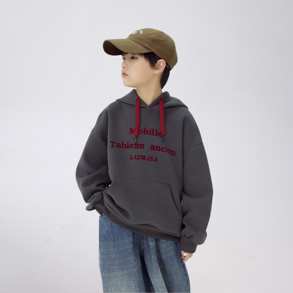 Áo Hoddie Thu Đông Cho Bé Trai, Bé Gái chất liệu Cotton nỉ bông Mềm Ấm B749 | JJ Kids Fashion