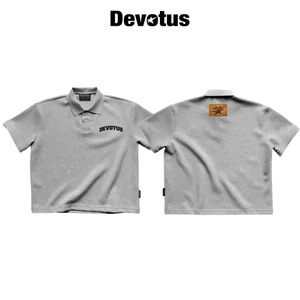 Áo thun Polo Ember code 100% cotton form boxy 300gsm DEVOTUS Local Brand - Polo Ember Code