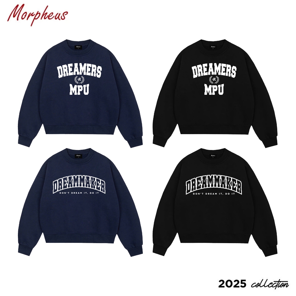 Áo Sweater BOXY Local Brand Morpheus, Áo Sweater Nỉ Hai Da Form rộng Unisex