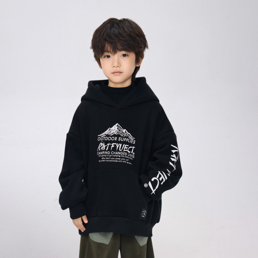 Áo Hoddie Thu Đông Cho Bé Trai, Bé Gái chất liệu Cotton nỉ bông Mềm Ấm B747 | JJ Kids Fashion