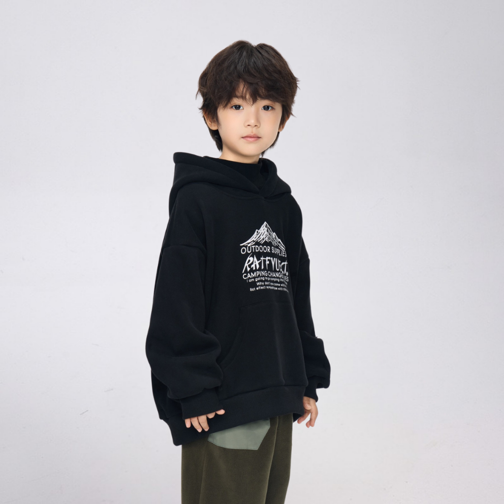 Áo Hoddie Thu Đông Cho Bé Trai, Bé Gái chất liệu Cotton nỉ bông Mềm Ấm B747 | JJ Kids Fashion