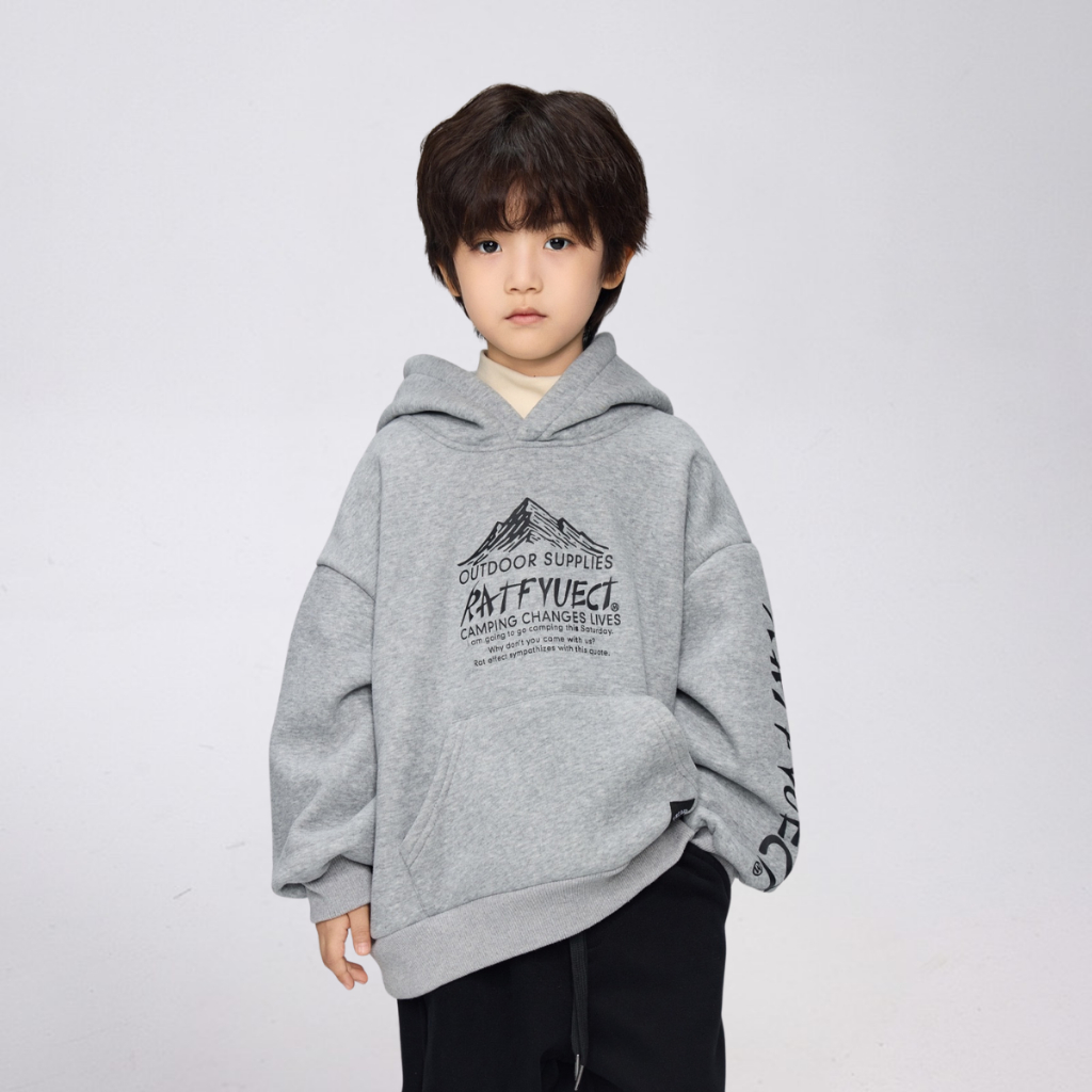 Áo Hoddie Thu Đông Cho Bé Trai, Bé Gái chất liệu Cotton nỉ bông Mềm Ấm B747 | JJ Kids Fashion