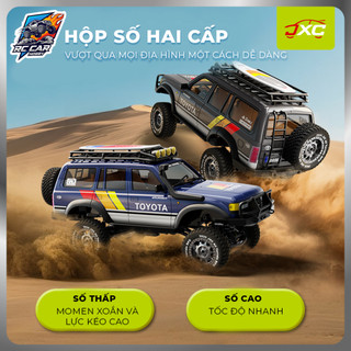 Xe Điều Khiển Từ Xa 4WD Toyota LAND CRUISER JXC LC80 Tỉ Lệ 1:12 RC Rock Crawler Linh Kiện Cao Cấp