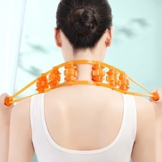 Dây Lăn Massage Cao Cấp 3 Con Lăn - Massage Cổ, Vai Gáy, Dây Lăn Massage Giúp Lưu Thông Mạch Máu, Giảm Đau - Dây lăn mas