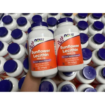 Viên uống Lecithin 1200mg Now Sunflower 100v và 200v nguyên hộp
