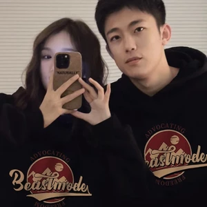 Áo cặp đôi HappyFamily - Áo Hoodie đôi mẫu ADVOCATING Beastmode Chất Nỉ Cao Cấp