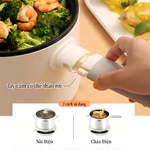Nồi Điện Đa Năng Lotor 1.8L Màn Hình Cảm Ứng 8 Chức Năng, 8 Cấp Độ Nhiệt Kèm Xửng Inox, BH 12 Tháng — ảnh 7
