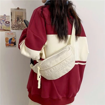 Women's Canvas Crossbody Bag – Water-Resistant