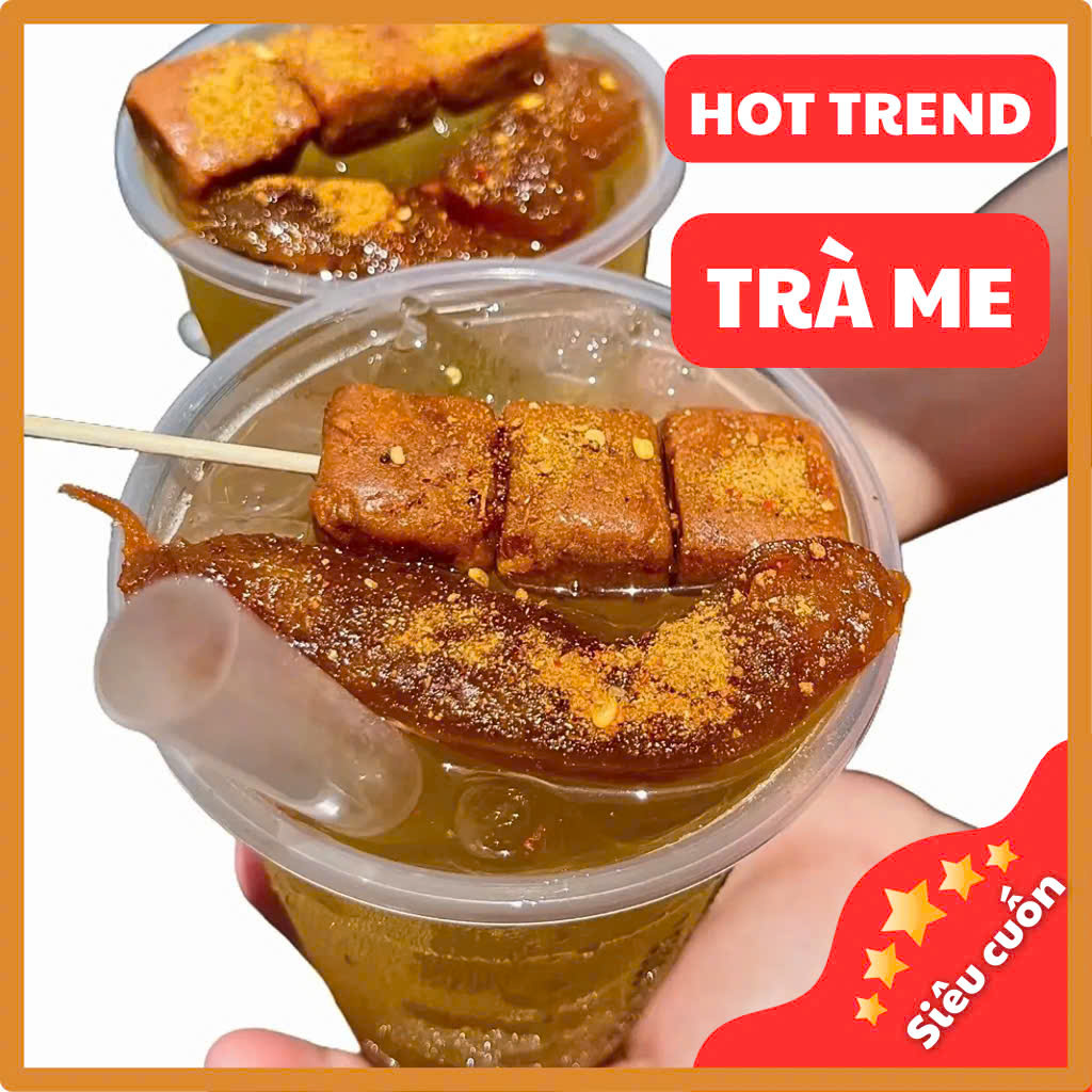 Kẹo me Thái sấy chua cay Trường Xương chính hãng cực ngon, bánh kẹo ăn vặt ngon HTC Food, 500g/1kg