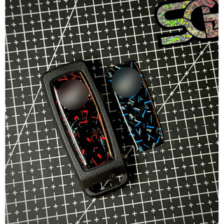Tem Dán Nhựa Nổi Phản Quang Dán Smartkey Hôn-đa V3 - Phản Quang In Carbon Forget - 2 Màu Sắc |SGDC - 1 Cái|