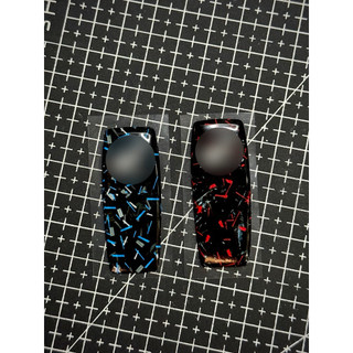 Tem Dán Nhựa Nổi Phản Quang Dán Smartkey Hôn-đa V3 - Phản Quang In Carbon Forget - 2 Màu Sắc |SGDC - 1 Cái|