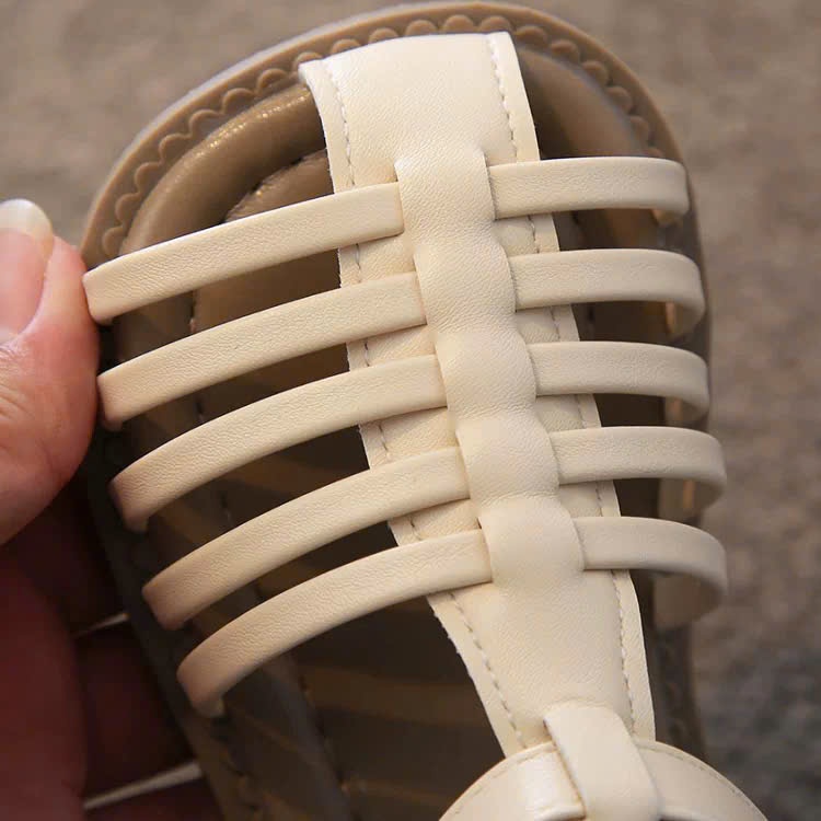 [M094] Dép Quai Hậu Cho Bé Gái, Giày Sandal Rọ Mũi Mềm Êm Quai Dán Phong Cách Hàn Quốc TH Kids