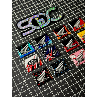 |1 Cái| Tem Sticker Nhựa Nổi Phản Quang - Logo Hôngđa Vuông - 23 Kiểu dáng