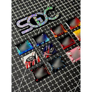 |1 Cái| Tem Sticker Nhựa Nổi Phản Quang - Logo Hôngđa Vuông - 23 Kiểu dáng