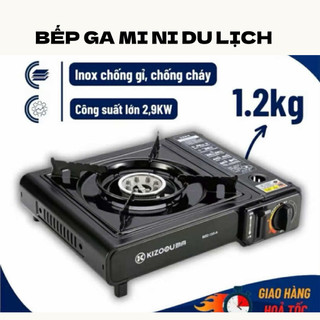 Bếp Ga Mini Du Lịch 2900W Chống Cháy Nổ – Chống Gió – Inox Không Gỉ Cao Cấp