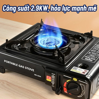 Bếp Ga Mini Du Lịch 2900W Chống Cháy Nổ – Chống Gió – Inox Không Gỉ Cao Cấp
