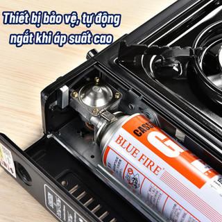 Bếp Ga Mini Du Lịch 2900W Chống Cháy Nổ – Chống Gió – Inox Không Gỉ Cao Cấp