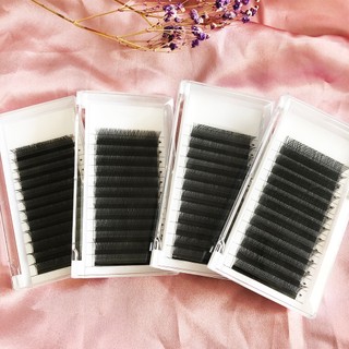 Mi YY - MI 3 LÁ - MI ĐA TẦNG dày 0.07 Cong C-CC-D Dài 8-15 mm-Mix size 9-14mm mi sợi 2D SIÊU HÚT KEO