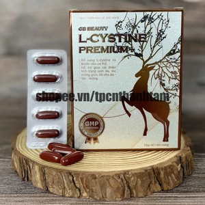 Viên uống L-CYSTINE PREMIUM+ 60V cải thiện tình trạng sạm da, tóc chẻ ngọn, móng giòn, giảm gãy rụng