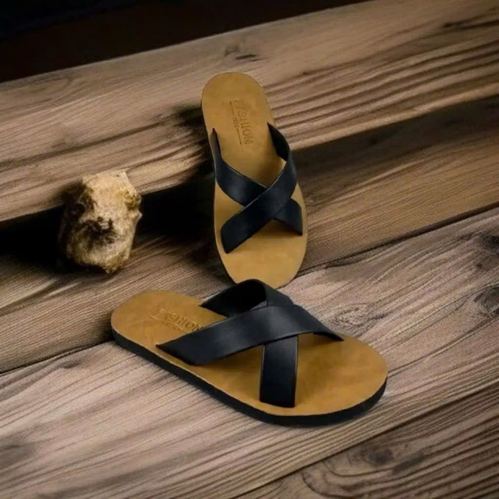 Dép Quai Chéo Da Bò Nam Nữ – Sandal Thời Trang, Êm Chân, Bền Đẹp | Shop Dép Fashion Nam_Nữ