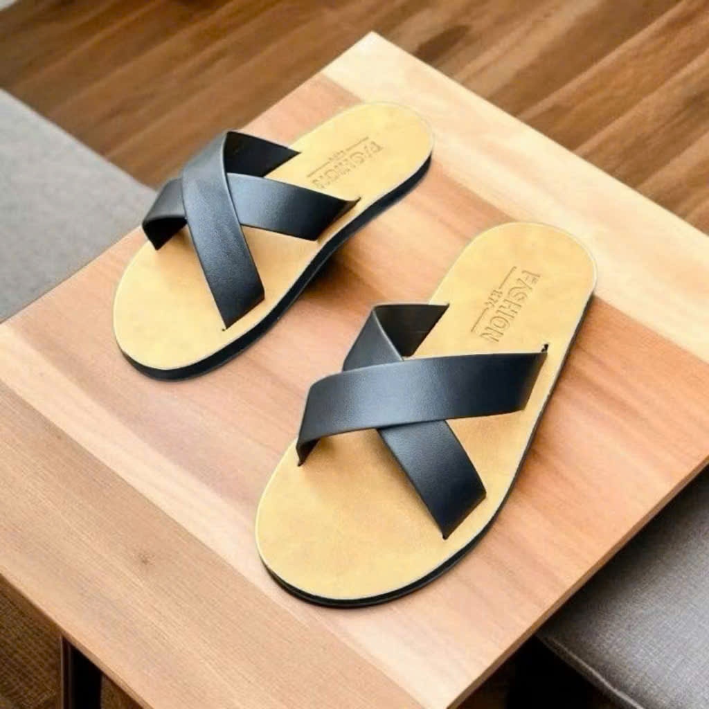 Dép Quai Chéo Da Bò Nam Nữ – Sandal Thời Trang, Êm Chân, Bền Đẹp | Shop Dép Fashion Nam_Nữ