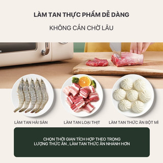 [Bản Quốc Tế] Lò vi sóng lò nướng cổ điển Xiaomi Qcooker phong cách vintage dung tích 20L 700W hàng chính hãng