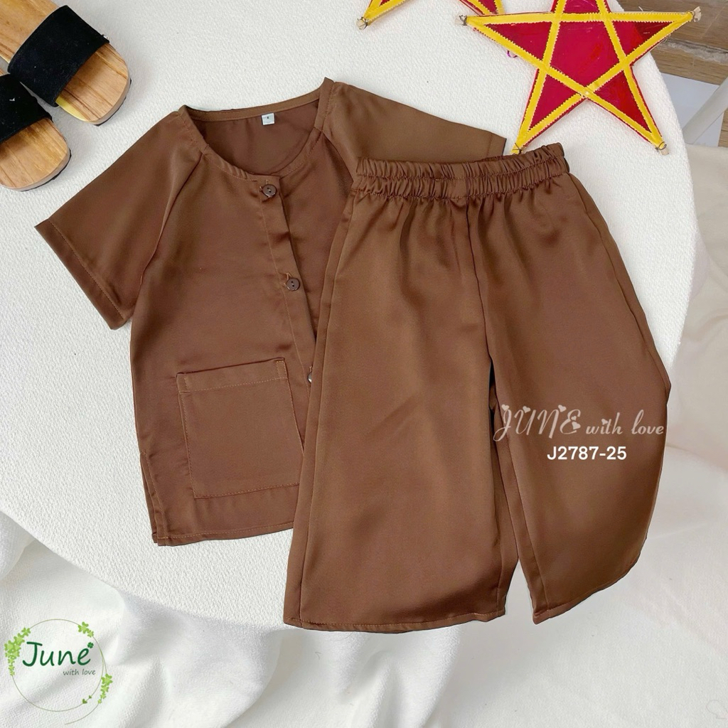 Bộ chú Cuội Trung Thu cho bé J2787 June kèm khăn – trang phục lễ hội trẻ em, size 1–8Y (10–32kg)