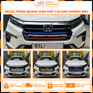 Decal phản quang dán mặt calang Honda BRV - Decal cao cấp không phai màu không để lại keo