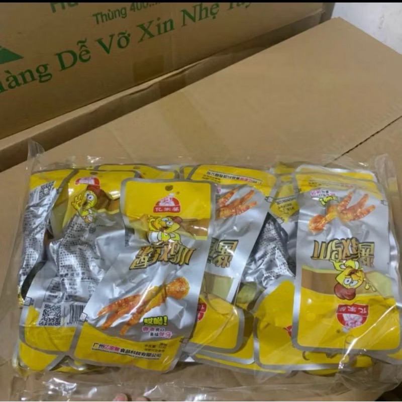 ( sỉ túi 30 cái) Chân gà Tứ Xuyên Vạn Gia Hương vị tê cay