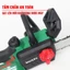 Máy cưa xích WF-CS12CP workfix lam 12 inch tra nhớt tự động, cưa cây, tỉa cành, chân pin phổ thông