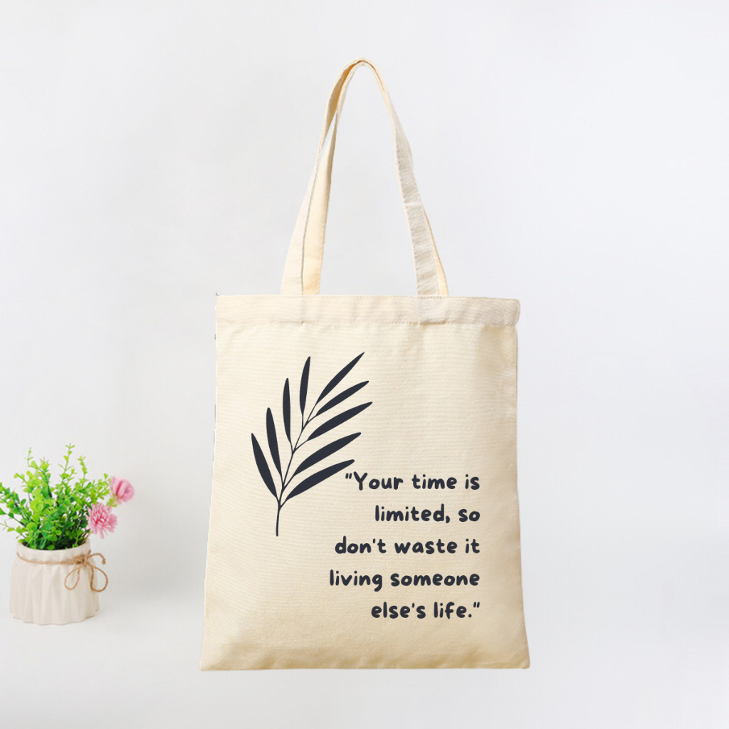 Túi tote có khóa kéo nhiều hình hottrend phong cách hàn quốc- Túi vải bố vải canvas đựng vừa A4 laptop 35x40cm tota0260
